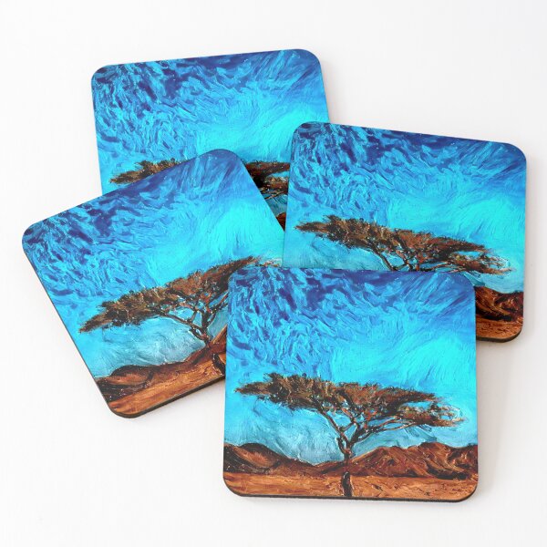 Item preview, Veld Tree - Digital Pastel Painting designed and sold by Canavas.