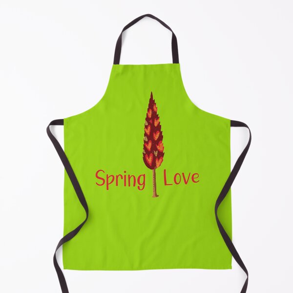 Item preview, Spring Love - Bright Red Color Tree Illustration GC-106-04 designed and sold by GraphicCharms.
