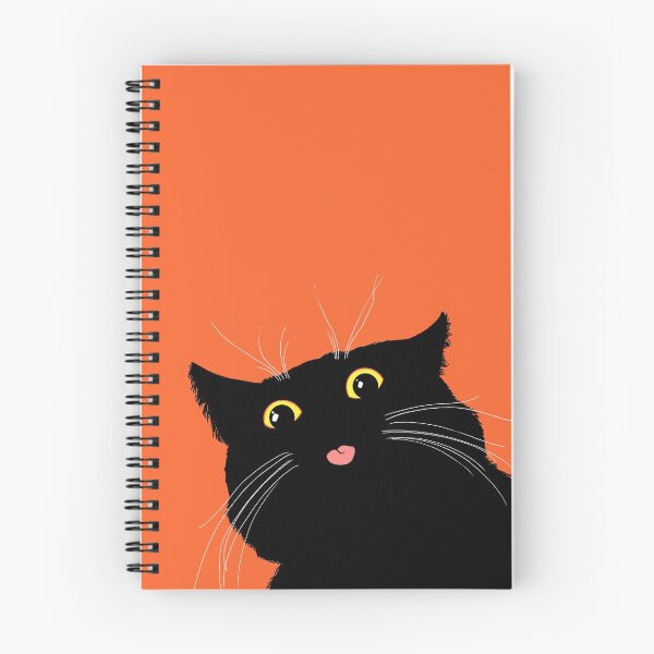 Item preview, Halloween Black Cat Blep ~ Cat Sticking Out Tongue designed and sold by ctkrstudio.