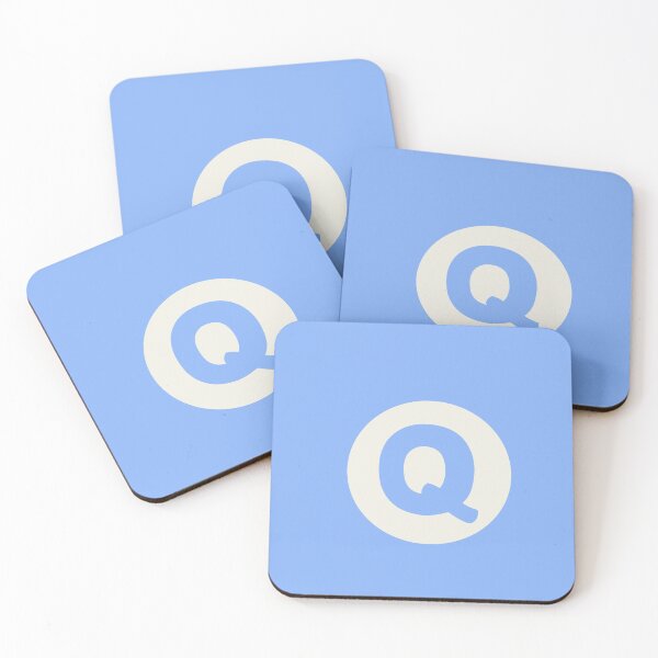 Item preview, letter q blue designed and sold by ZiphGames.