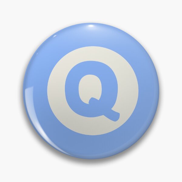 Item preview, letter q blue designed and sold by ZiphGames.