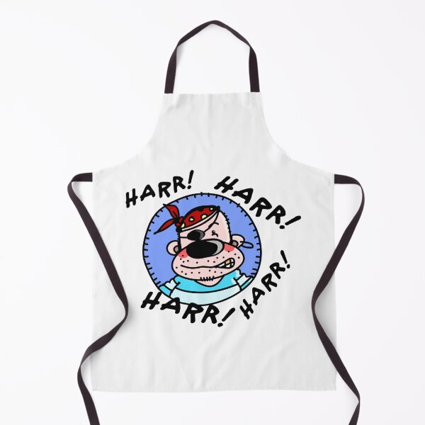 Item preview, Funny pirate with eye patch, headscarf and gold tooth says: HARR! designed and sold by chrisbears.