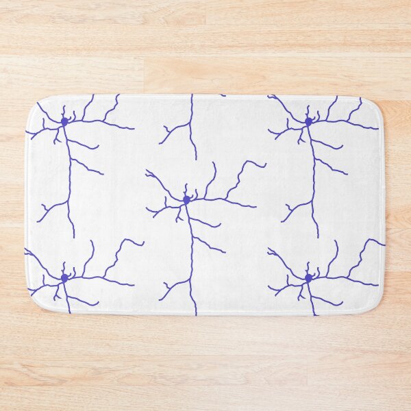 Item preview, Purple fluorescent neuron drawing designed and sold by kzsg.