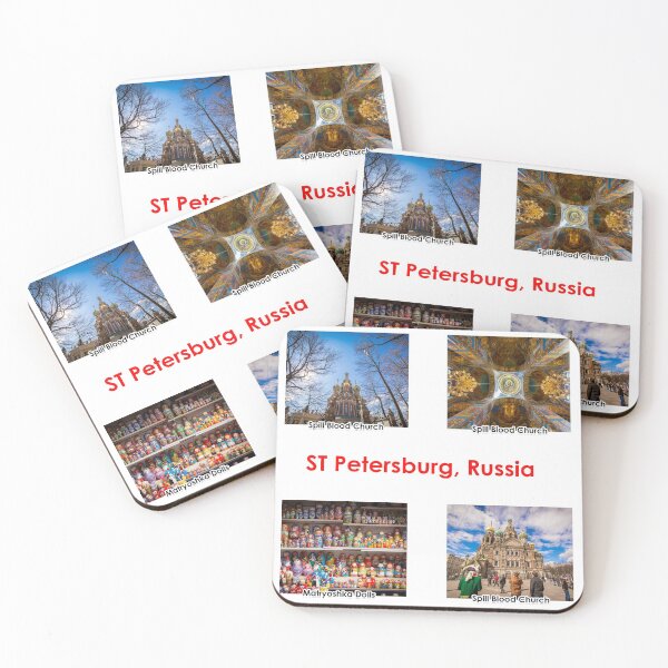 Item preview, St. Petersburg, Russia Pack of 4 Stickers Pack designed and sold by MackyBoy.