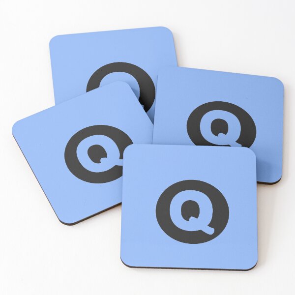 Item preview, letter q blue designed and sold by ZiphGames.