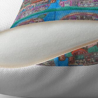 Alternate view of Burger Diner Floor Pillow