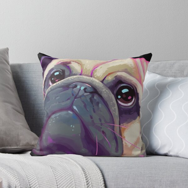 Item preview, Starry Cute Pug head designed and sold by You Store.