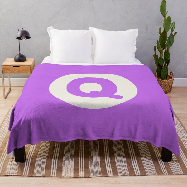 Item preview, letter q purple designed and sold by ZiphGames.