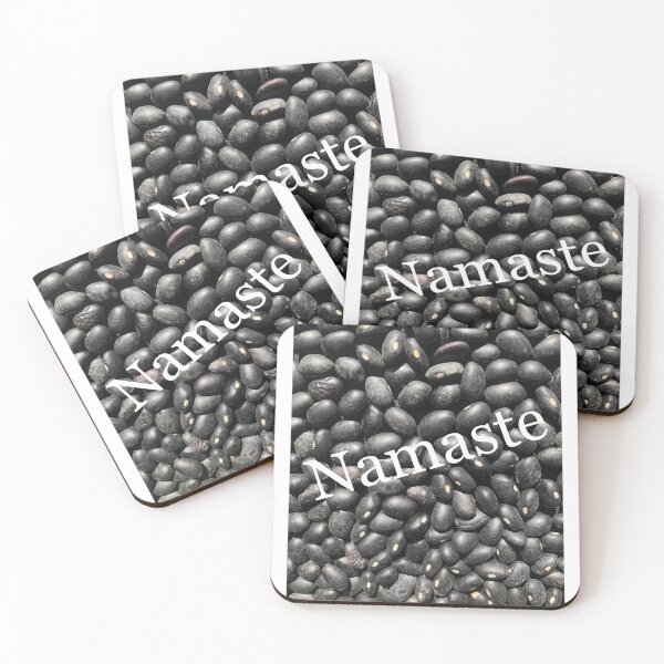 Item preview, Namaste On Black Beans designed and sold by Kaushal Pal.