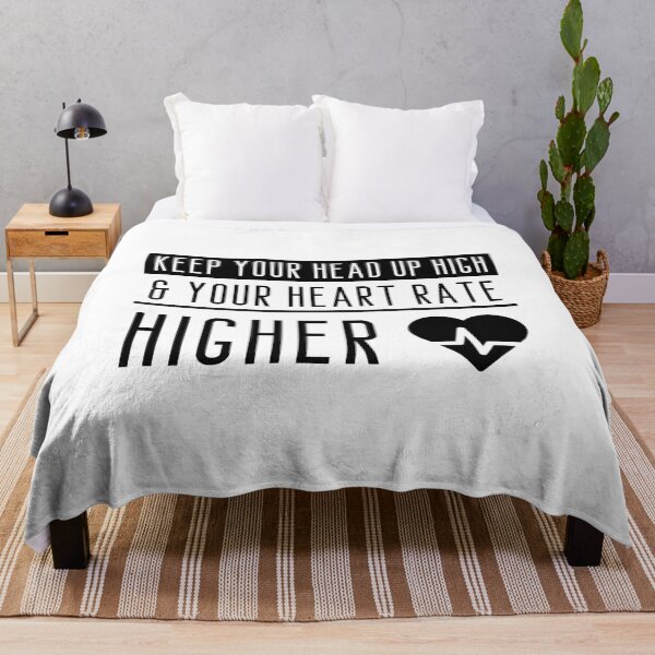 Item preview, Keep Your Head Up High And Your Heart Rate Higher designed and sold by m95sim.