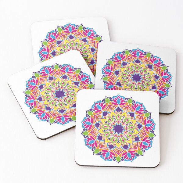 Item preview, colourful mandala designed and sold by Roshah.