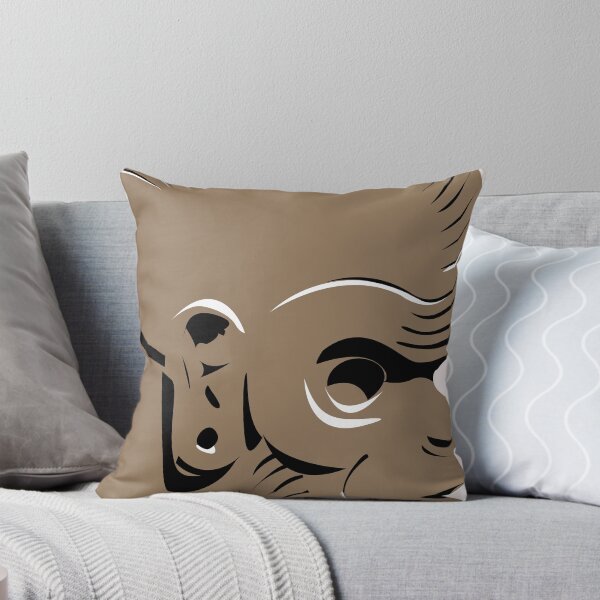Item preview, monkey face facing right designed and sold by BR-doodle.