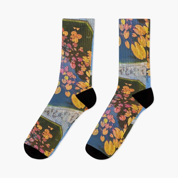 Item preview, bright colorful leaves designed and sold by earthtoaura.