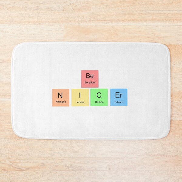 Item preview, be nicer periodic table designed and sold by charloottttee.