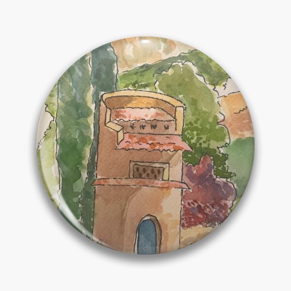 Item preview, Watercolor provencal landscape designed and sold by Vanessaart.