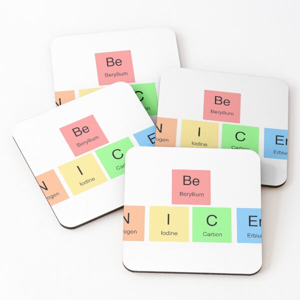 Item preview, be nicer periodic table designed and sold by charloottttee.