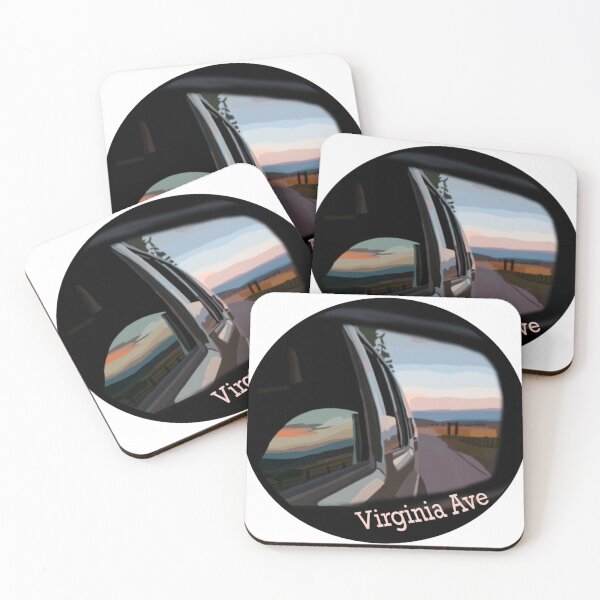 Item preview, Virginia Ave rearview mirror designed and sold by Kayley Boan.