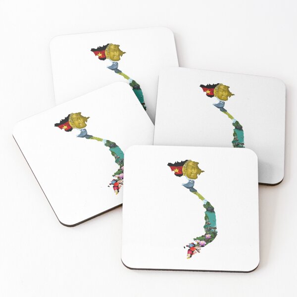 Item preview, Vietnam map designed and sold by jiminynkg.
