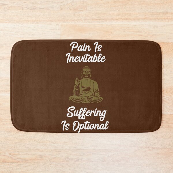 Item preview, Buddha Pain Is Inevitable Suffering Is Optional Quote designed and sold by h44k0n.
