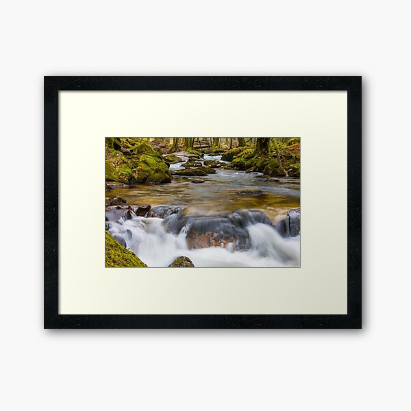 Golitha Falls - Bodmin Moor Framed Art Print