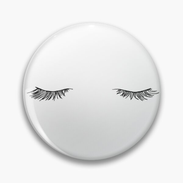 Item preview, Closed eyes illustration - Lashes designed and sold by TheColourStudy.
