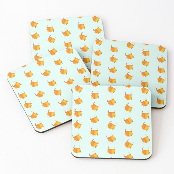 Item preview, Origami crab in orange, yellow and sand tones designed and sold by designair.