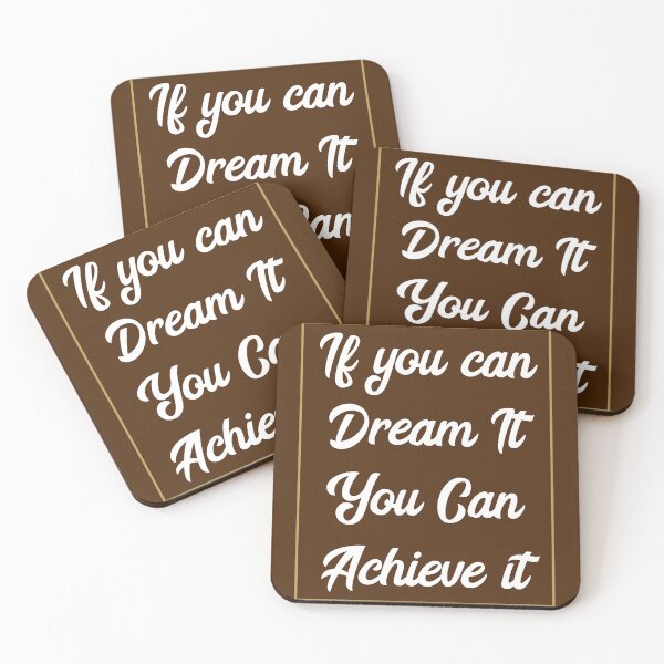 Item preview, If You Can Dream It You Can Achieve It Manifest Your Dreams designed and sold by h44k0n.