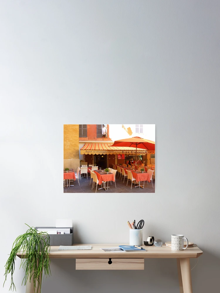 Thumbnail 2 of 3, Poster, Dining In Nice designed and sold by Fara.