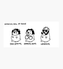 Famous Lemmings Photographic Print
