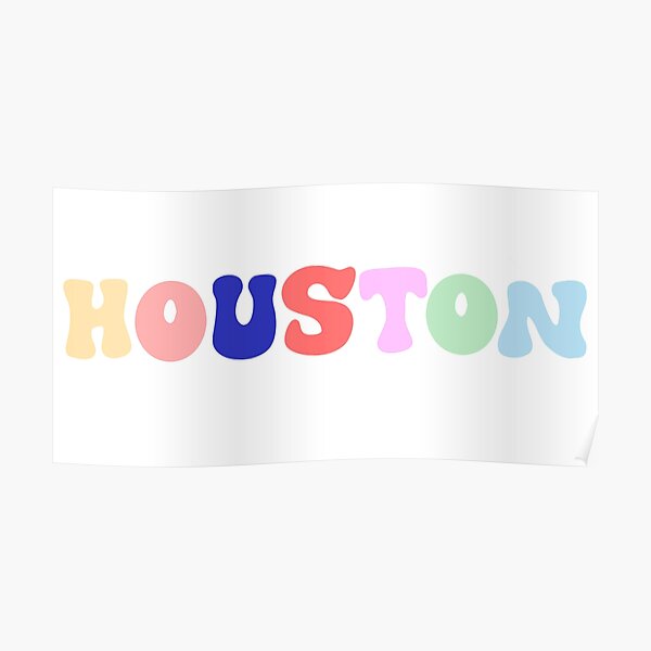 Houston Sugar Skull Bayou City Poster for Sale by KoolMoDee