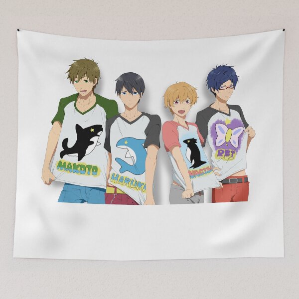 Item preview, Free! Boys 7 designed and sold by OtakuTeeSociety.