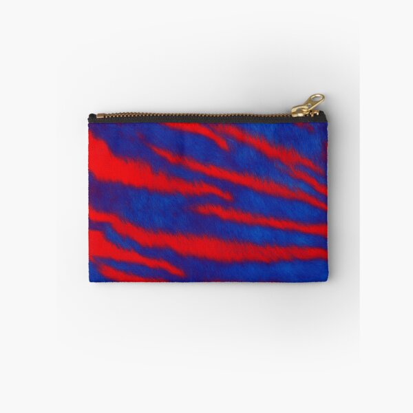 Item preview, Tiger Print Red and Blue  designed and sold by Sabbaht.