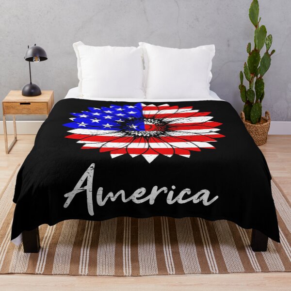 Item preview, America USA Sun Flower Gift designed and sold by DelightfulDude.