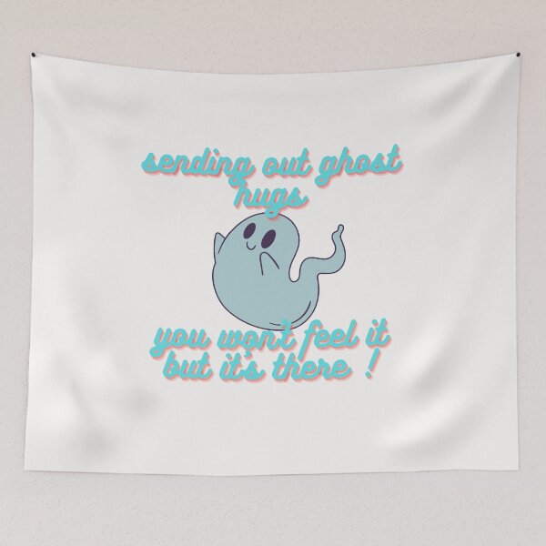 Item preview, sending out ghost hugs: quarantined halloween designed and sold by NelBo.