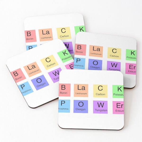 Item preview, black power periodic table designed and sold by charloottttee.