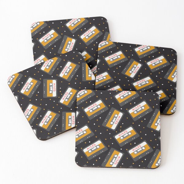 Item preview, Mixed Tape vintage inspired pattern designed and sold by Ilze Lucero.