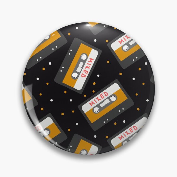Item preview, Mixed Tape vintage inspired pattern designed and sold by Ilze Lucero.