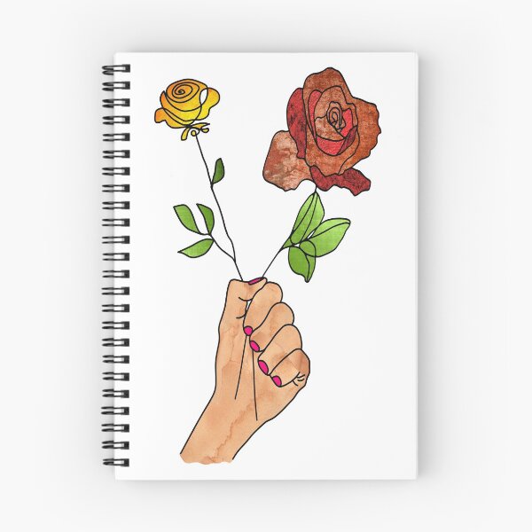 Item preview, Abstract fist holding flowers on a White background. decorating, interiors designed and sold by jayne0524.