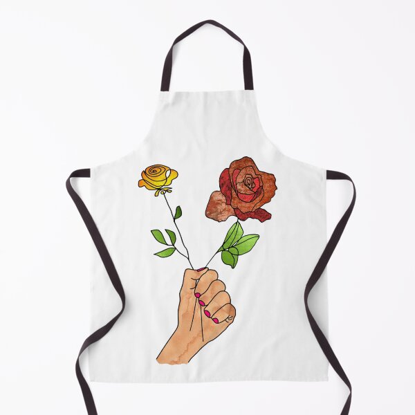 Item preview, Abstract fist holding flowers on a White background. decorating, interiors designed and sold by jayne0524.