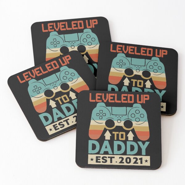 Item preview, I Leveled up to Daddy 2021 Gift Promoted to Daddy Est 2021 designed and sold by Julien114.