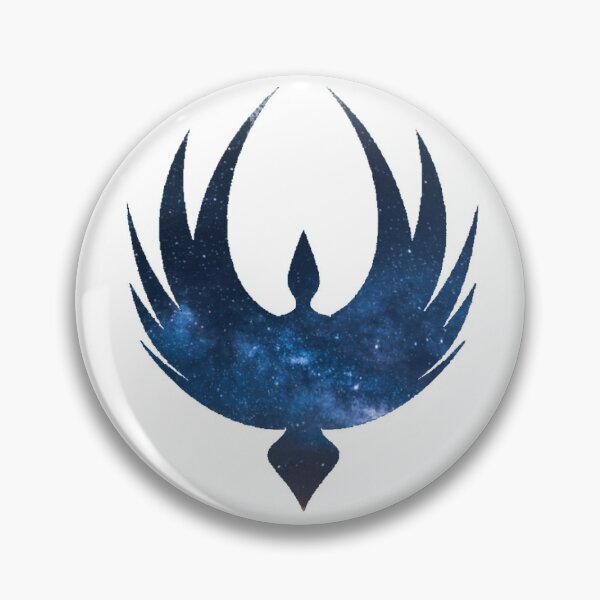Item preview, Battlestar Galactica colonial crest starry sky subtle designed and sold by Hawkite.