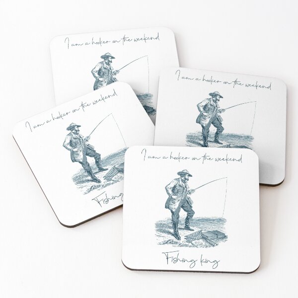 Item preview, I AM A HOOKER ON THE WEEKEND | FISHING KING designed and sold by Ashalcheema.