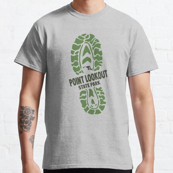 Point Lookout State Park Maryland MD Parks Hiking Boot Classic T-Shirt