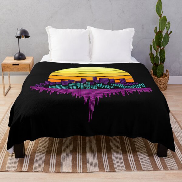 Item preview, Vintage Retro 80s Sunset City Gift designed and sold by DelightfulDude.