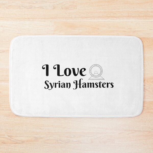 Item preview, I Love Syrian Hamsters designed and sold by kati-cat.