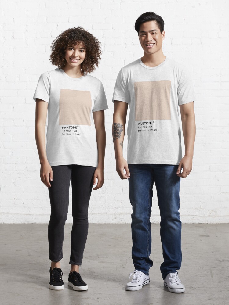 PANTONE Mother of Pearl, tan, cream | Essential T-Shirt