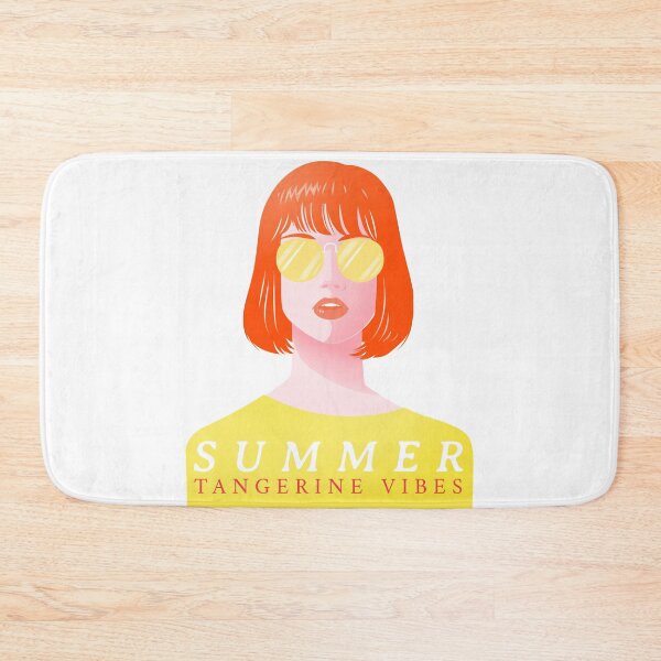 Artikelvorschau, Summer Girl Tangerine Vibes entworfen und verkauft von SobaWaveStudio.