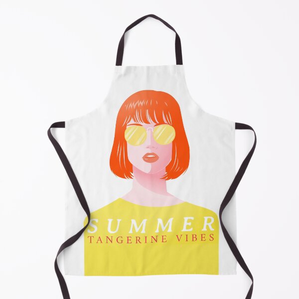Artikelvorschau, Summer Girl Tangerine Vibes entworfen und verkauft von SobaWaveStudio.