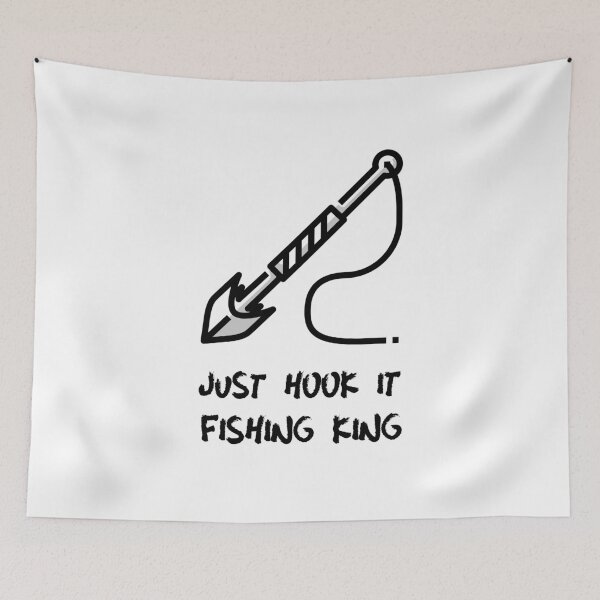 Item preview, JUST HOOK IT | FISHING KING designed and sold by Ashalcheema.