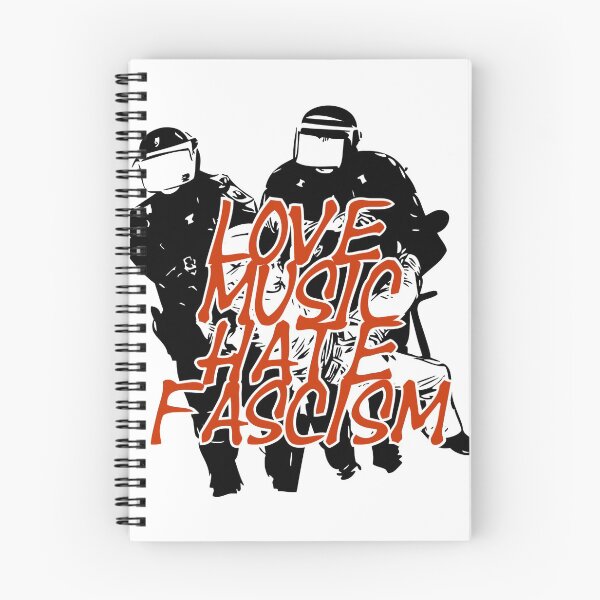 Item preview, Love Music Hate Fascism designed and sold by afternoontees.